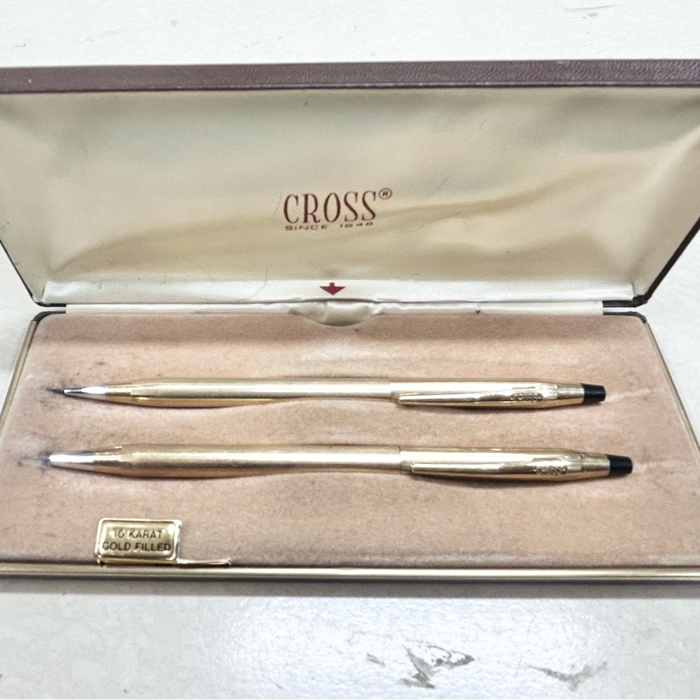 Cross Gold Pen and Pencil Set